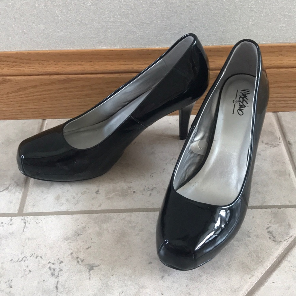 Black Patent Heels